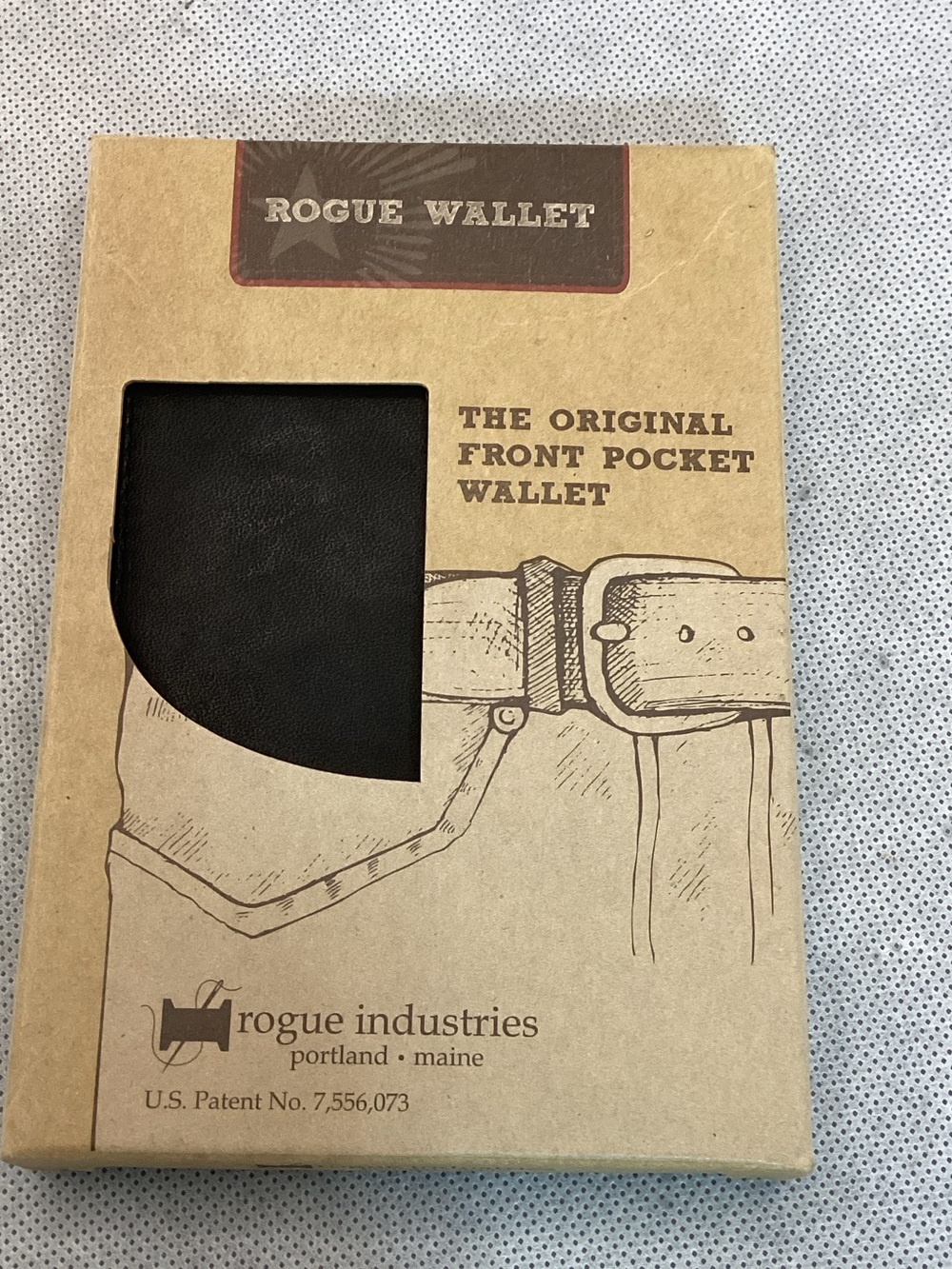 Rogue Black Front Pocket Wallet